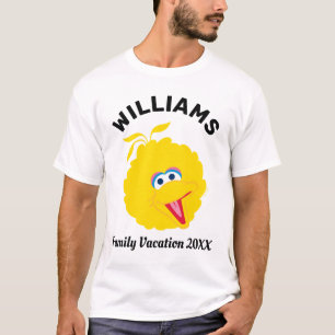 Camiseta Rua Sésamo   Férias Familiares De Aves Grandes