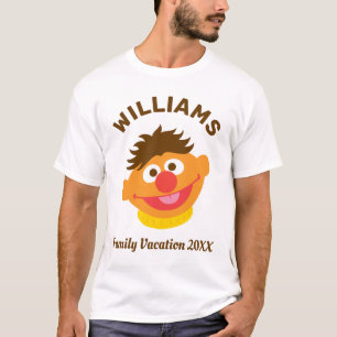 Camiseta Rua Sésamo   Férias Familiares Ernie