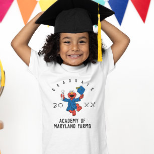 Camiseta Rua Sésamo Formando da pré-escola Elmo