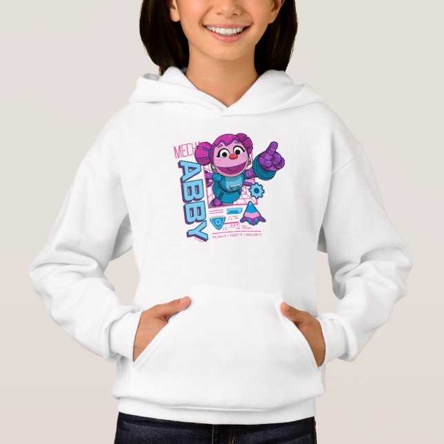 Camiseta Rua Sésamo | Mecha Builders Abby Cadabby (Frente)