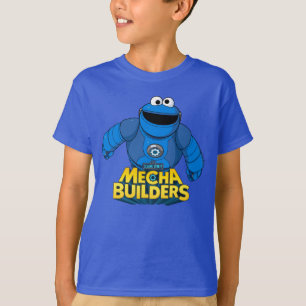 Camiseta Rua Sésamo   Mecha Builders Cookin Action