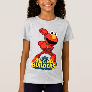 Camiseta Rua Sésamo   Mecha Builders Elmo