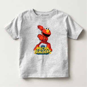 Camiseta Rua Sésamo   Mecha Builders Elmo