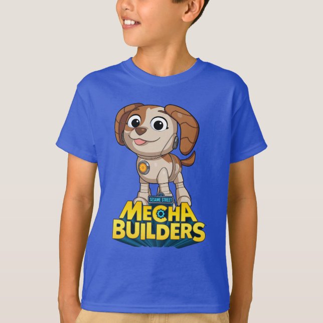 Camiseta Rua Sésamo | Mecha Builders Tango (Frente)
