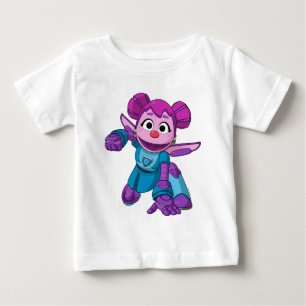 Camiseta Rua Sésamo   Mecha Construtor Abby Em Ação
