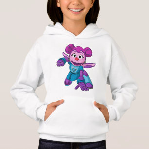 Camiseta Rua Sésamo Mecha Construtor Abby Em Ação