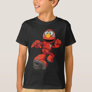 Camiseta Rua Sésamo | Mecha Construtor Elmo Em Ação