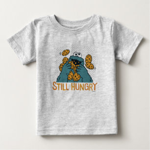 Camiseta Rua Sésamo Monstro do Biscoito - Ainda Fome