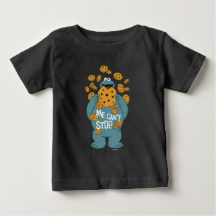 Camiseta Rua Sésamo Monstro do Biscoito - Eu não consigo
