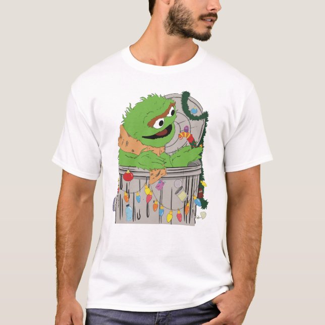 Camiseta Rua Sésamo | Óscar de Natal o Agrupamento (Frente)