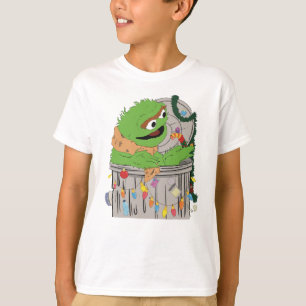 Camiseta Rua Sésamo Óscar de Natal o Agrupamento