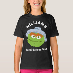 Camiseta Rua Sésamo   Oscar, Férias Familiares do Grouch