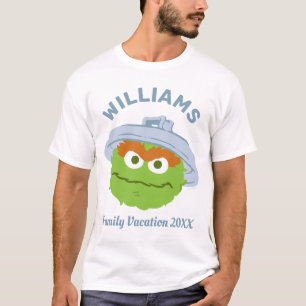 Camiseta Rua Sésamo Oscar, Férias Familiares do Grouch