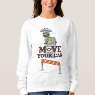 Camiseta Rua Sésamo Oscar, o Agrupamento Mova Sua Lata