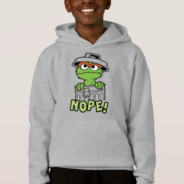 Camiseta Rua Sésamo | Oscar, o Grouch Nope! (Frente)