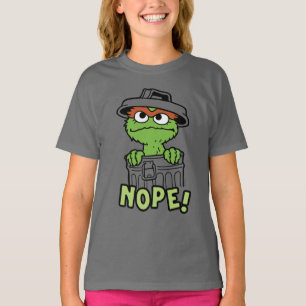 Camiseta Rua Sésamo Oscar, o Grouch Nope!