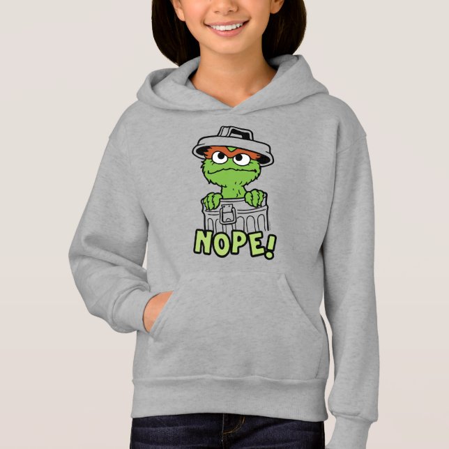 Camiseta Rua Sésamo | Oscar, o Grouch Nope! (Frente)
