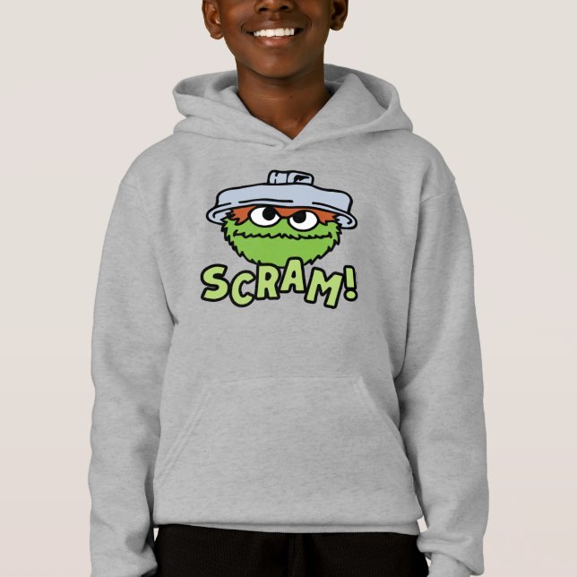 Camiseta Rua Sésamo | Oscar, o Grouch Scram! (Frente)