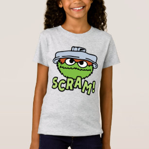 Camiseta Rua Sésamo Oscar, o Grouch Scram!