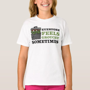 Camiseta Rua Sésamo Oscar o Grouch se sente lacrado