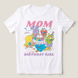 Camiseta Rua Sésamo | Primeiro Aniversário do Bebê - Mãe