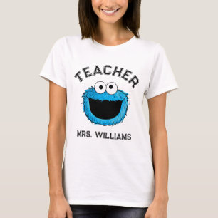 Camiseta Rua Sésamo Professor de Monstro das Bolachas