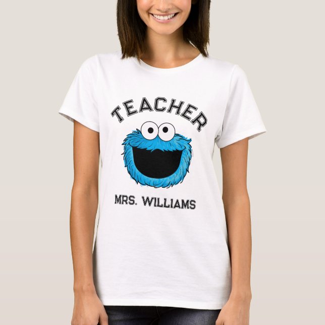 Camiseta Rua Sésamo | Professor de Monstro das Bolachas (Frente)