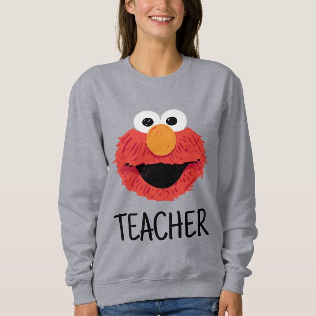 Camiseta Rua Sésamo | Professor Elmo Face (Frente)