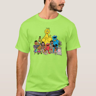 Camiseta Rua Sésamo Sesame Pals Saindo