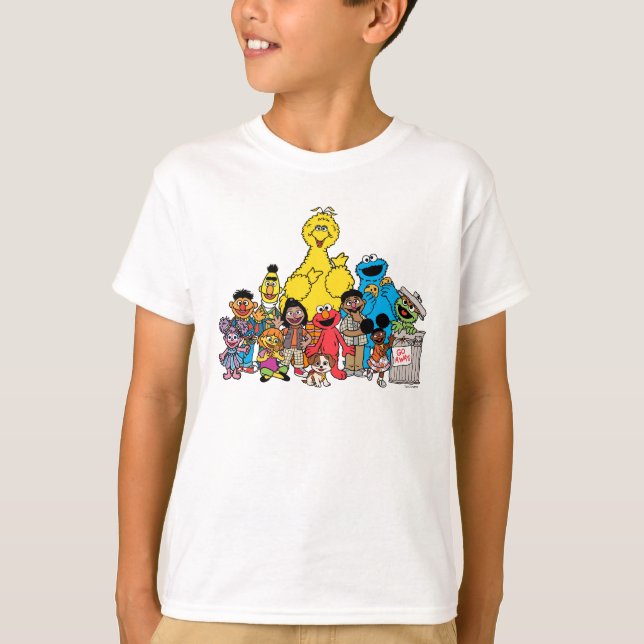 Camiseta Rua Sésamo | Sesame Pals Saindo (Frente)