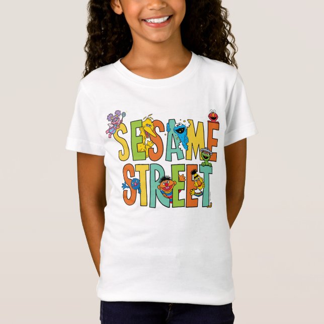 Camiseta Rua Sésamo | Sesame Street Tipo Pals (Frente)