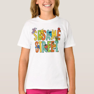 Camiseta Rua Sésamo   Sesame Street Tipo Pals