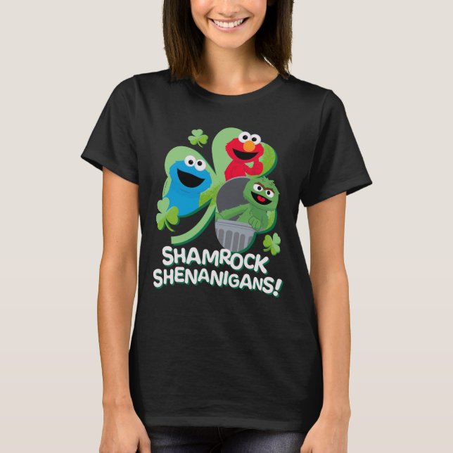 Camiseta Rua Sésamo | Shamrock Shenanigans! (Frente)