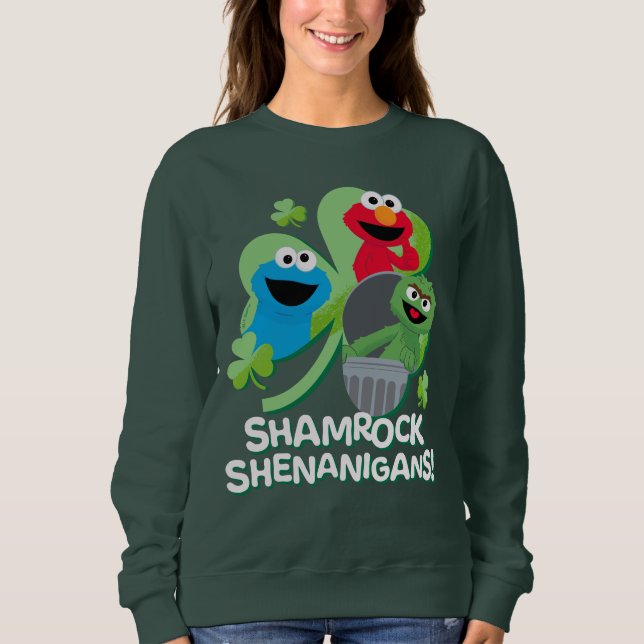 Camiseta Rua Sésamo | Shamrock Shenanigans! (Frente)