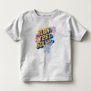 Camiseta Rua Sésamo Solução de teste do plano de construç