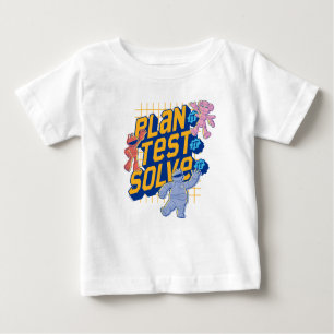 Camiseta Rua Sésamo Solução de teste do plano de construç