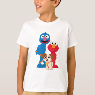 Camiseta Rua Sésamo   Tango Com Grover E Elmo
