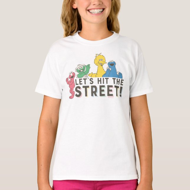 Camiseta Rua Sésamo | Vamos à Rua! (Frente)