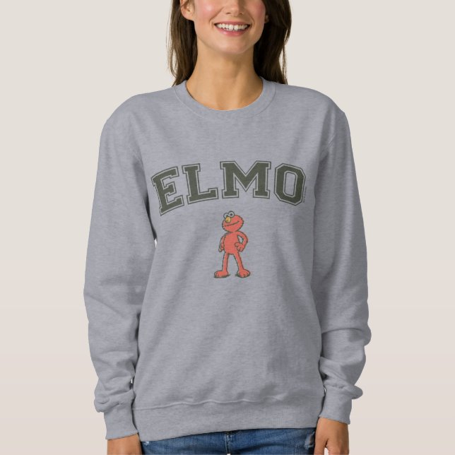 Camiseta Rua Sésamo | Vintage Elmo (Frente)