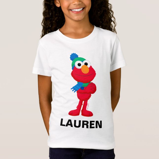 Camiseta Rua Sésamo | Winter Elmo (Frente)