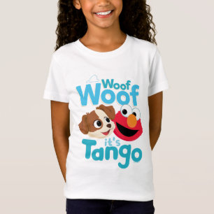 Camiseta Rua Sésamo Woof It's Tango & Elmo