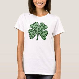 Camiseta Rua, Shamrock do Dia de Patrick