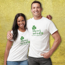 Camiseta Rua, Shamrock do Dia de Patrick