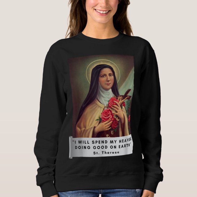 Camiseta Rua Terese do Santo Lisieux de Criança Jesus (Frente)