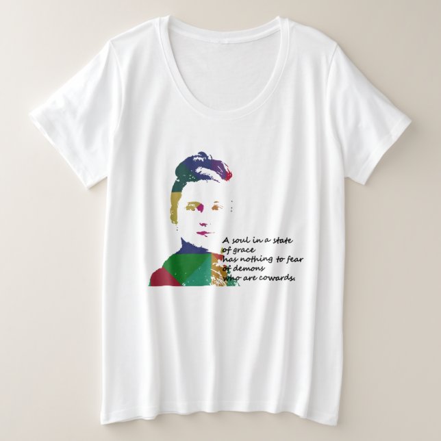 Camiseta Rua. Therese of Lisieux (Frente do Design)
