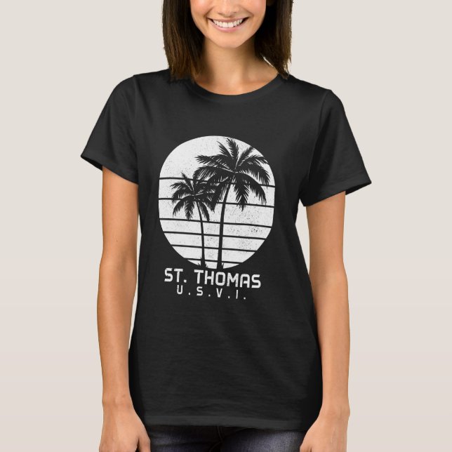 Camiseta Rua Thomas USA Virgin Islands Pride Vacation USVI  (Frente)