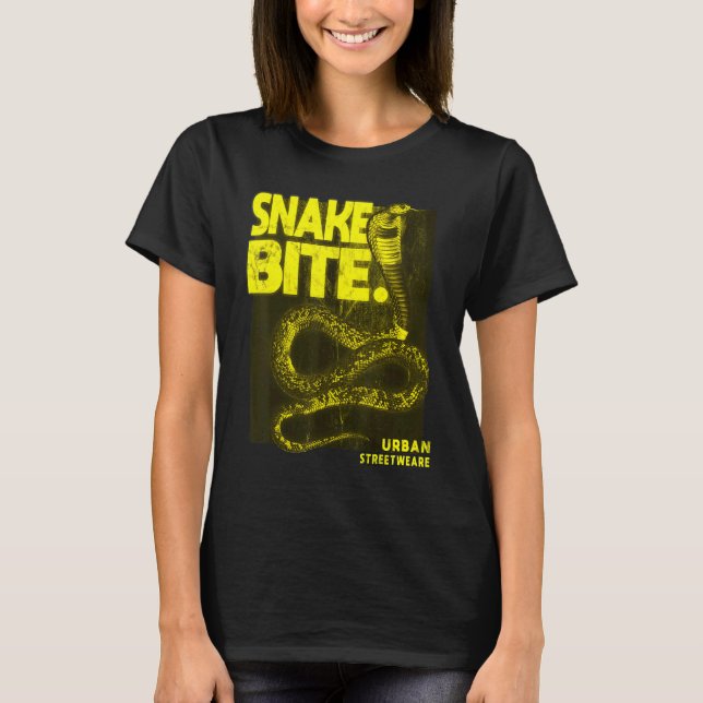 Camiseta Rua Urbana de cobra Bite 3 (Frente)