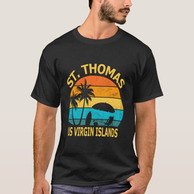 Camiseta Rua viagem Thomas Us Ilhas Virgens Americanas Vaci (Frente)