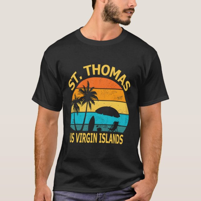 Camiseta Rua viagem Thomas Us Ilhas Virgens Americanas Vaci (Frente)