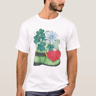 Camiseta Ruas Bonitas, Gnomo Do Dia De Patrício Para Mulher